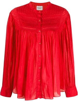 Isabel Marant Etoilé Plalia Skjorte, Poppy Red
